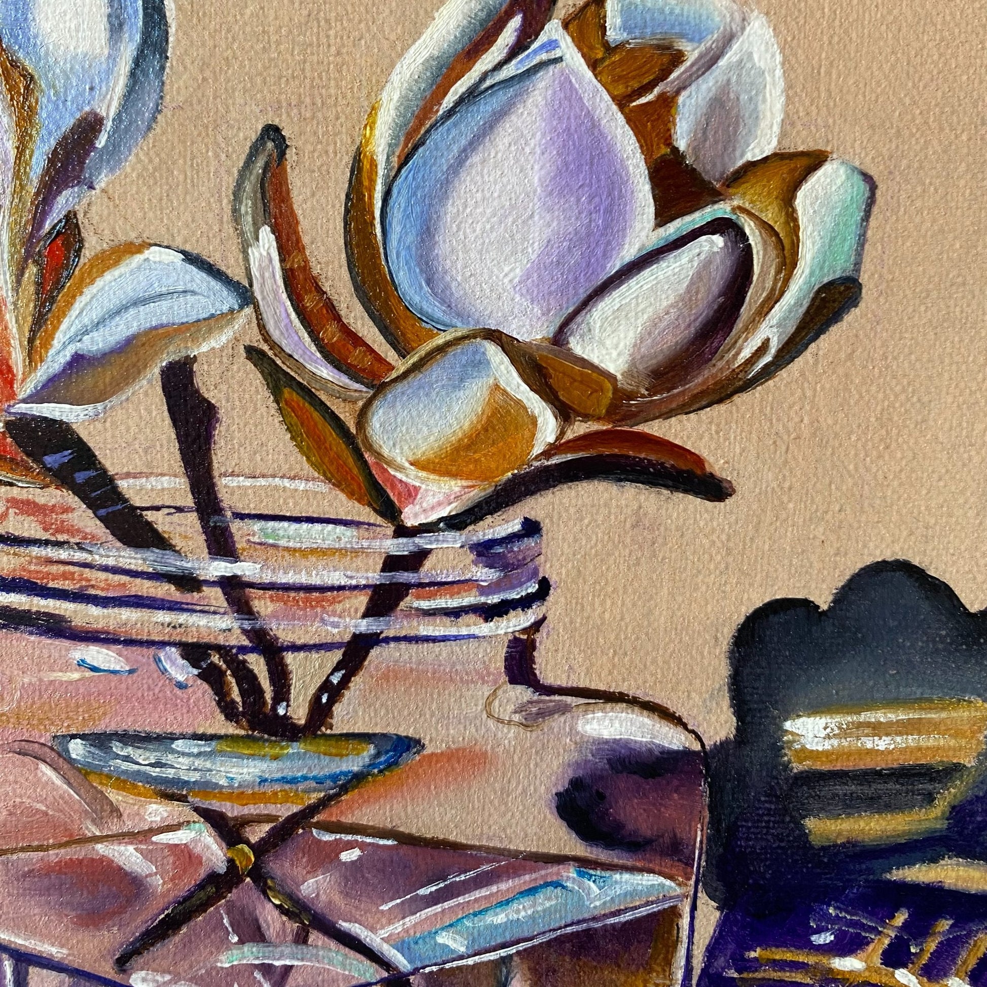 Magnolias in Glass - Gold Coast Gallery Of ArtWendy Peters