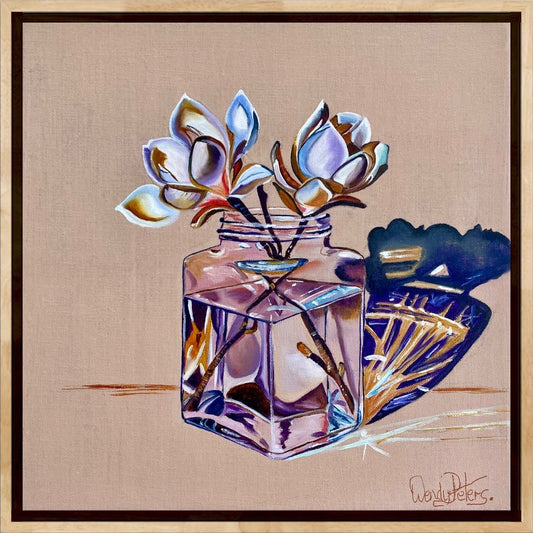 Magnolias in Glass - Gold Coast Gallery Of ArtWendy Peters