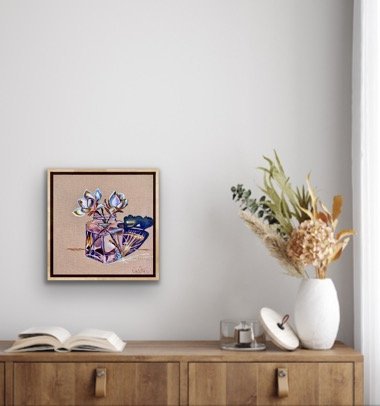 Magnolias in Glass - Gold Coast Gallery Of ArtWendy Peters