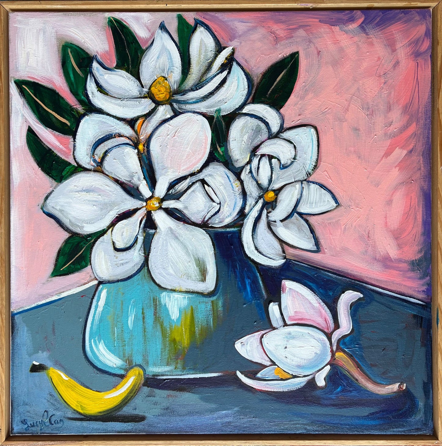Magnolias - Original Art - Gold Coast Gallery Of ArtLucy Car