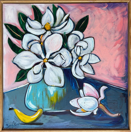 Magnolias - Original Art - Gold Coast Gallery Of ArtLucy Car