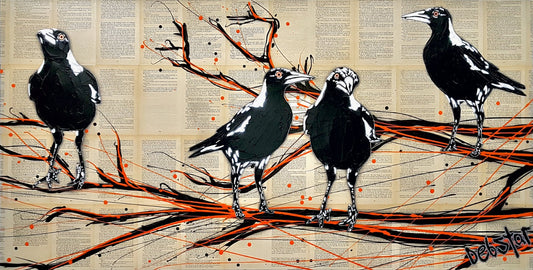 Magpie Mischievousness! - Gold Coast Gallery Of ArtDeborah Lang