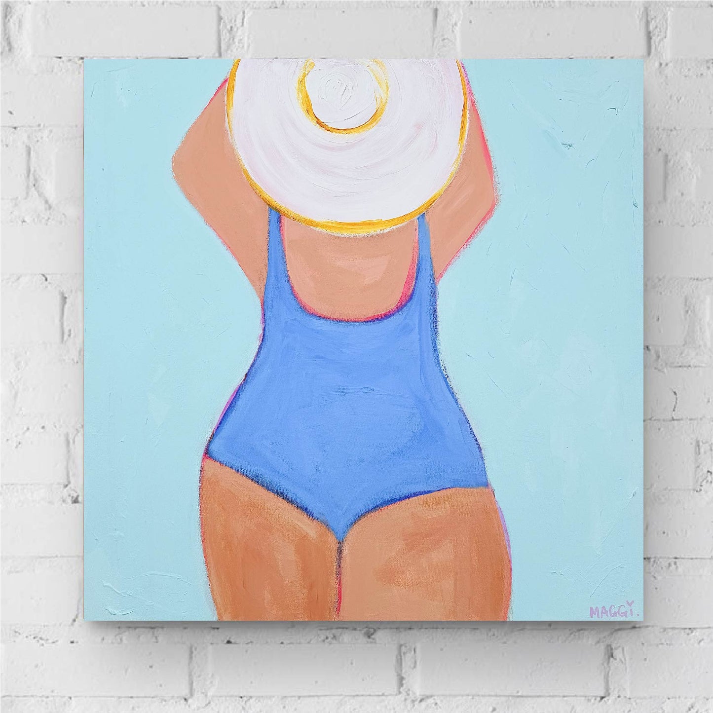 Manly Beach Bather - Gold Coast Gallery Of ArtMaggi Mcdonald