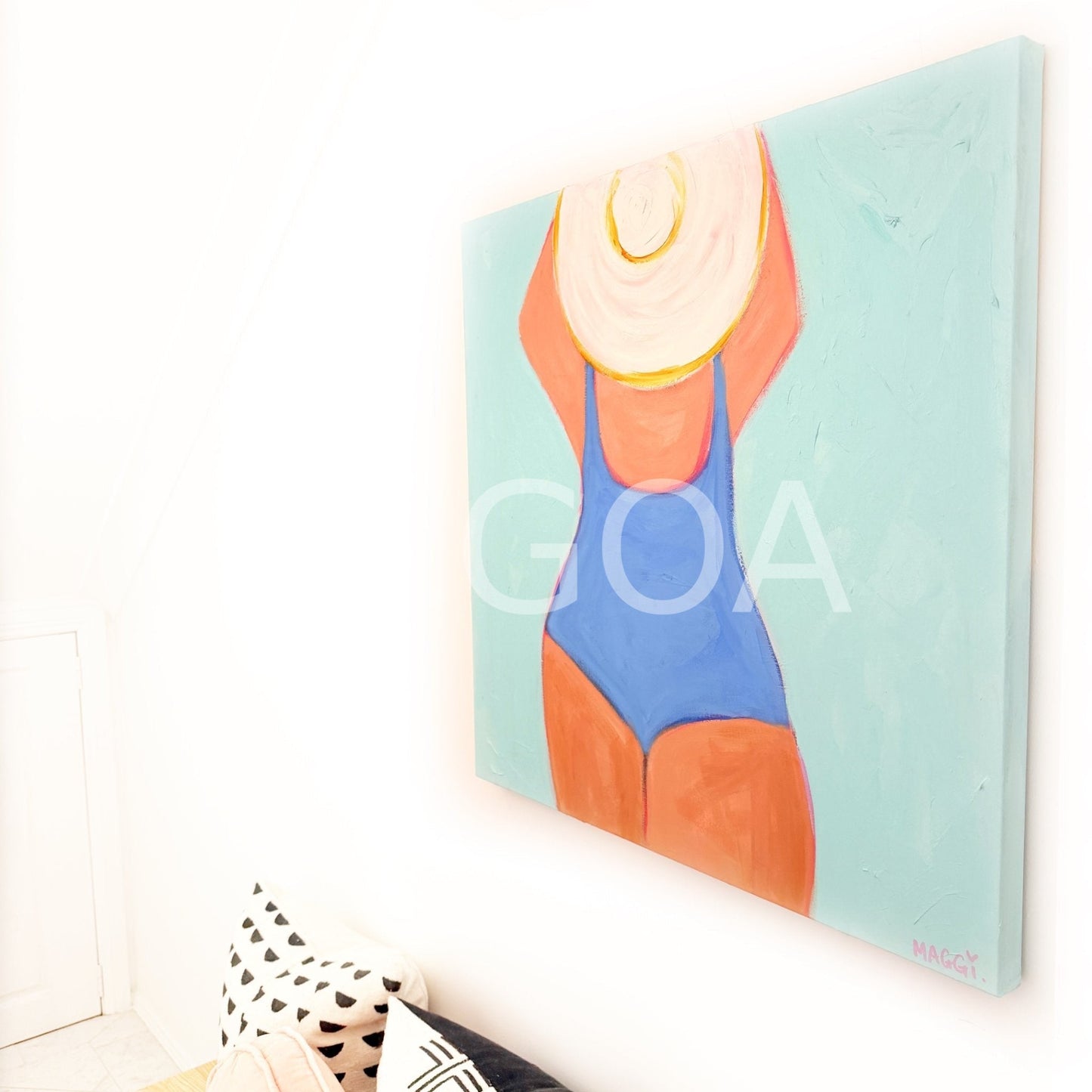 Manly Beach Bather - Gold Coast Gallery Of ArtMaggi Mcdonald