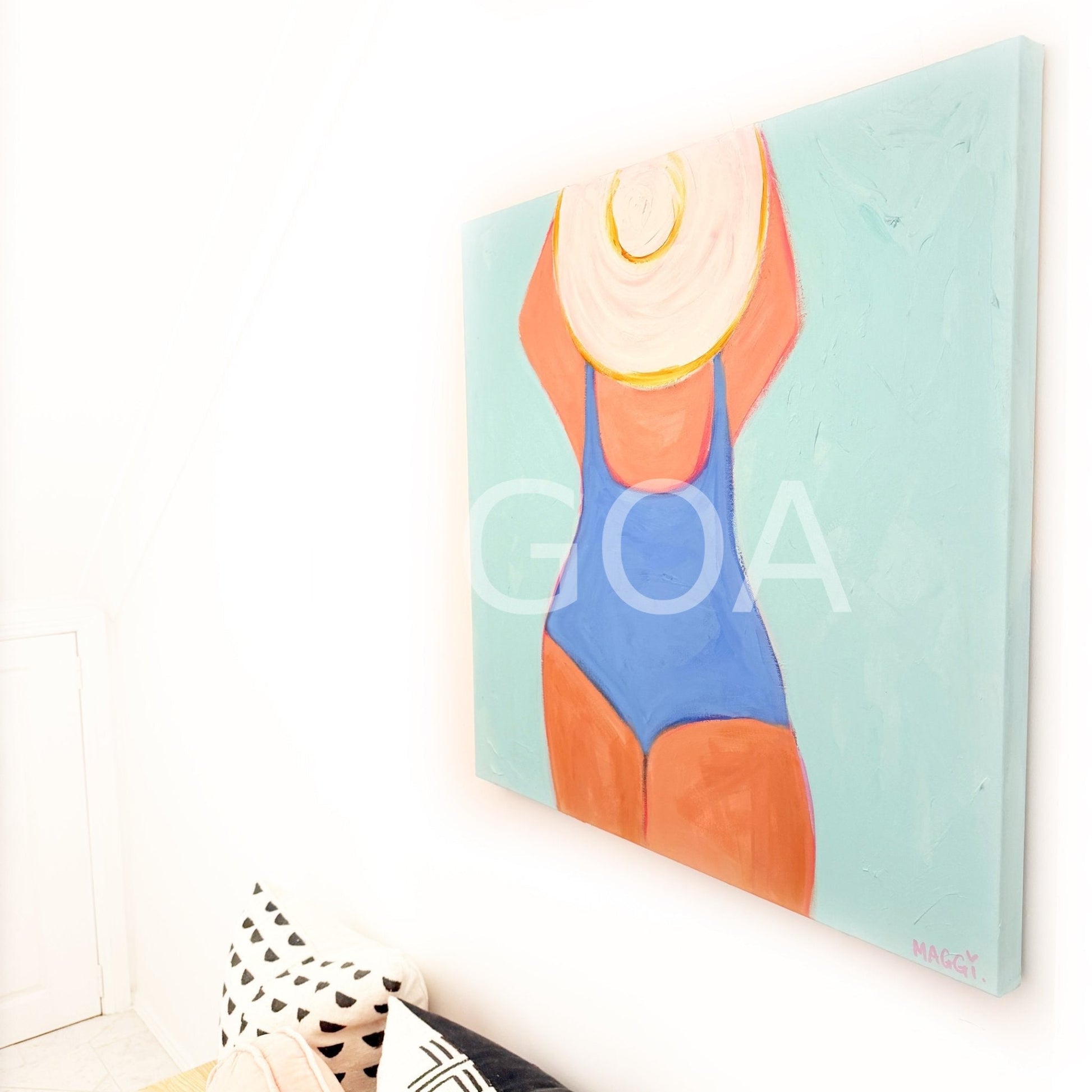 Manly Beach Bather - Gold Coast Gallery Of ArtMaggi Mcdonald
