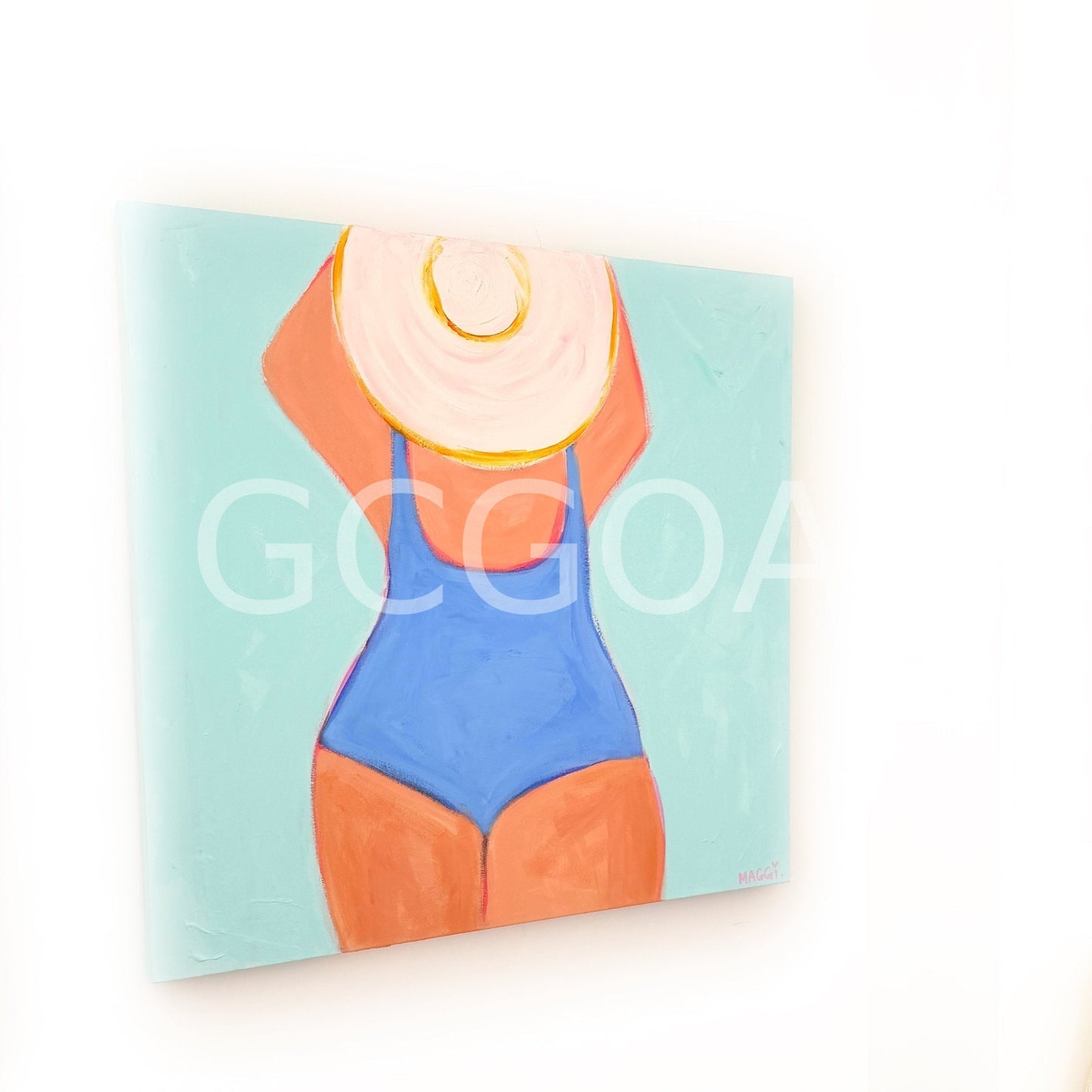 Manly Beach Bather - Gold Coast Gallery Of ArtMaggi Mcdonald
