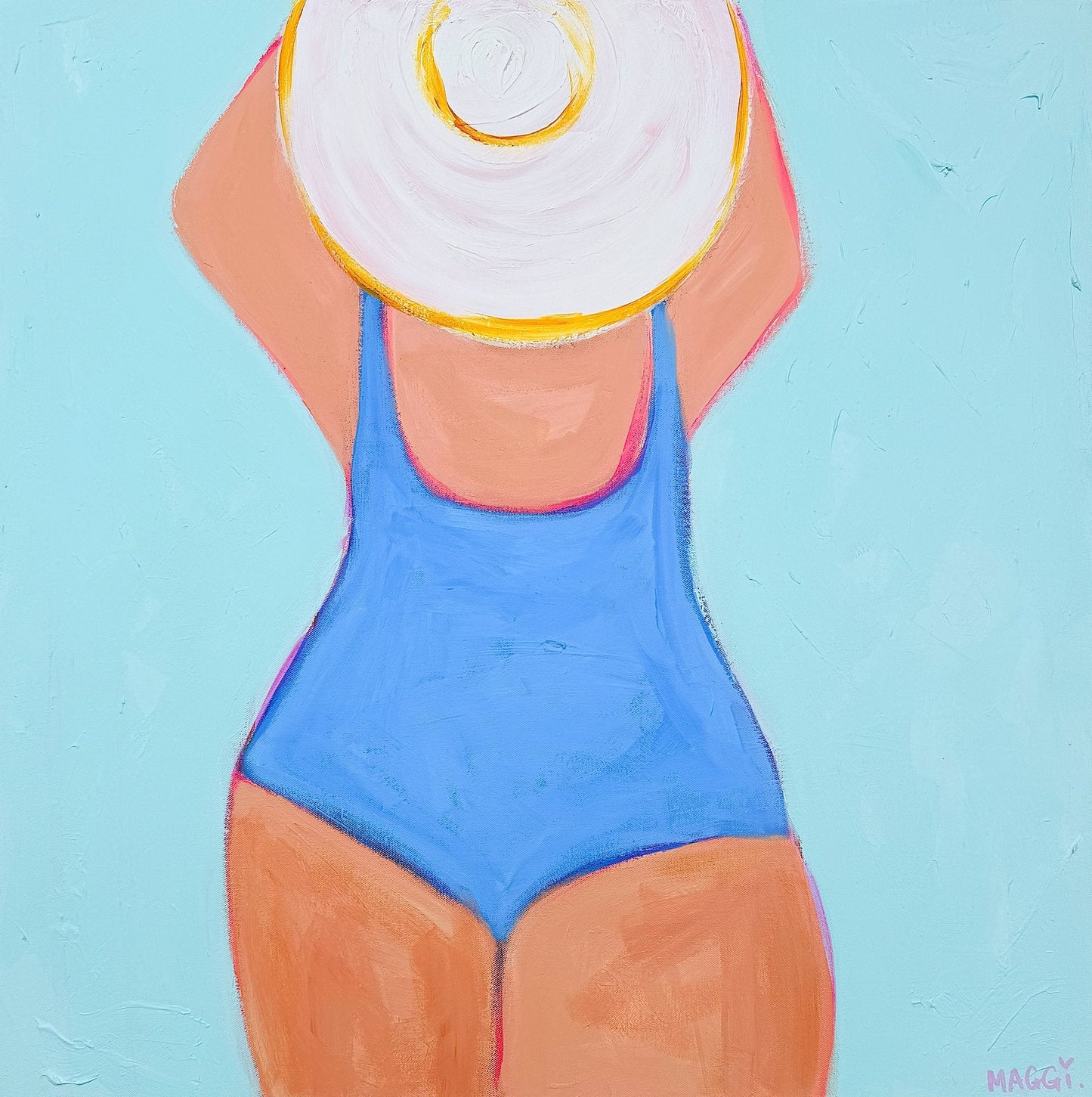 Manly Beach Bather - Gold Coast Gallery Of ArtMaggi Mcdonald