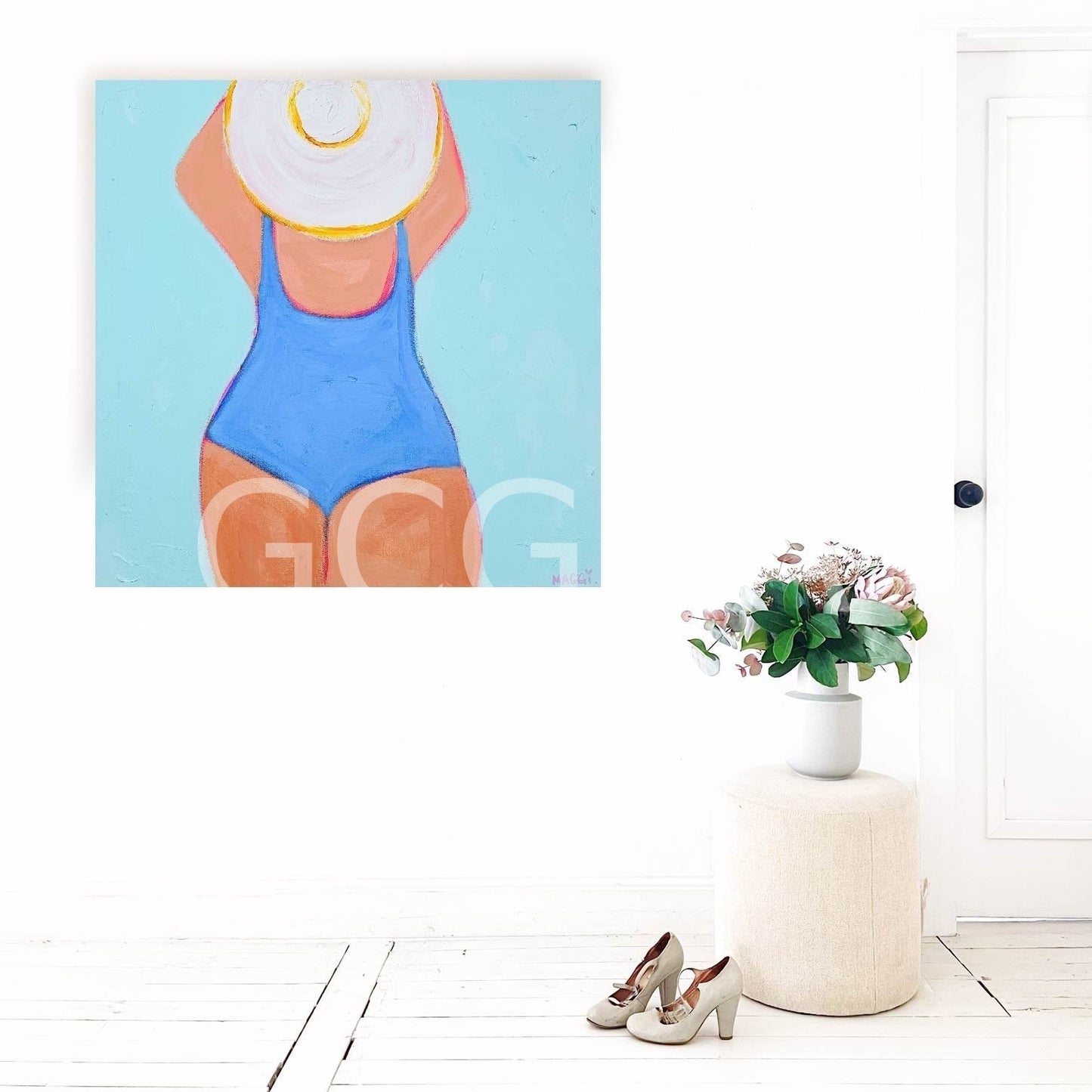 Manly Beach Bather - Gold Coast Gallery Of ArtMaggi Mcdonald