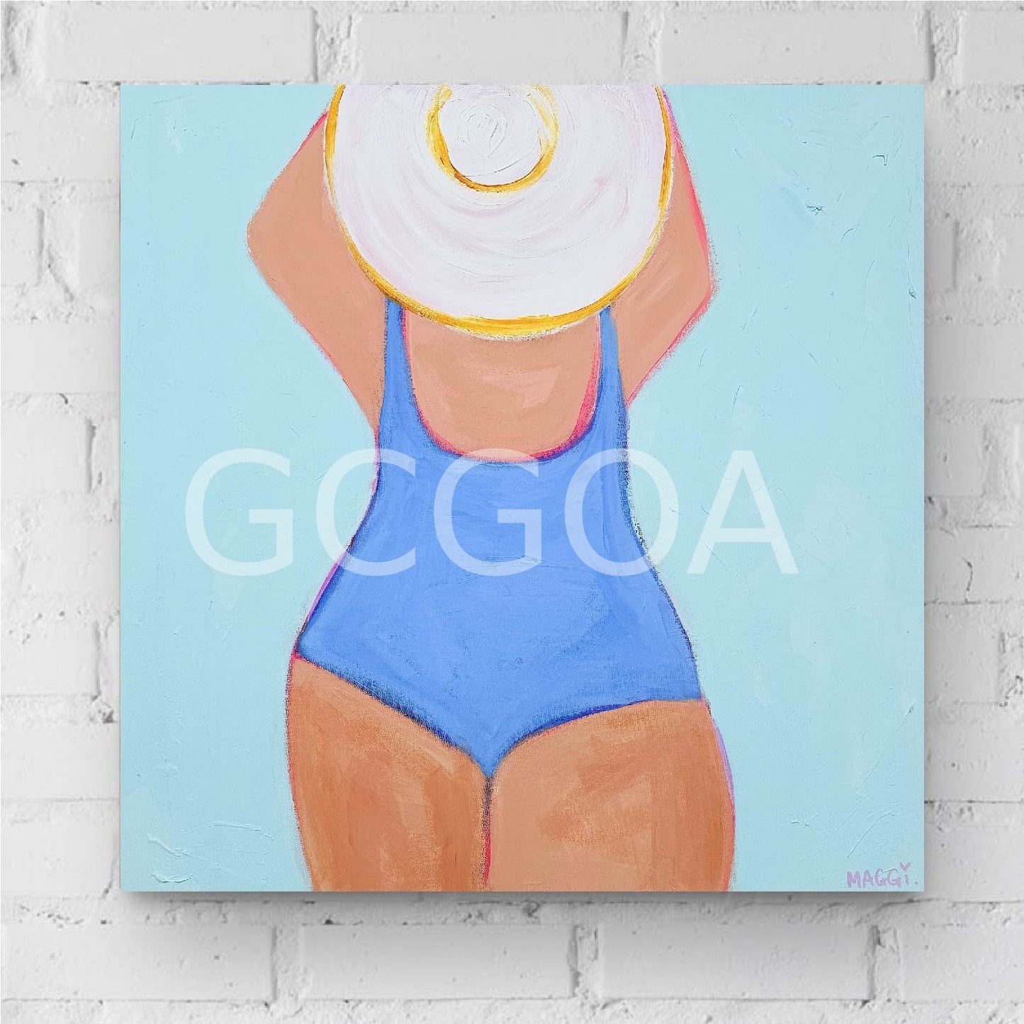 Manly Beach Bather - Gold Coast Gallery Of ArtMaggi Mcdonald