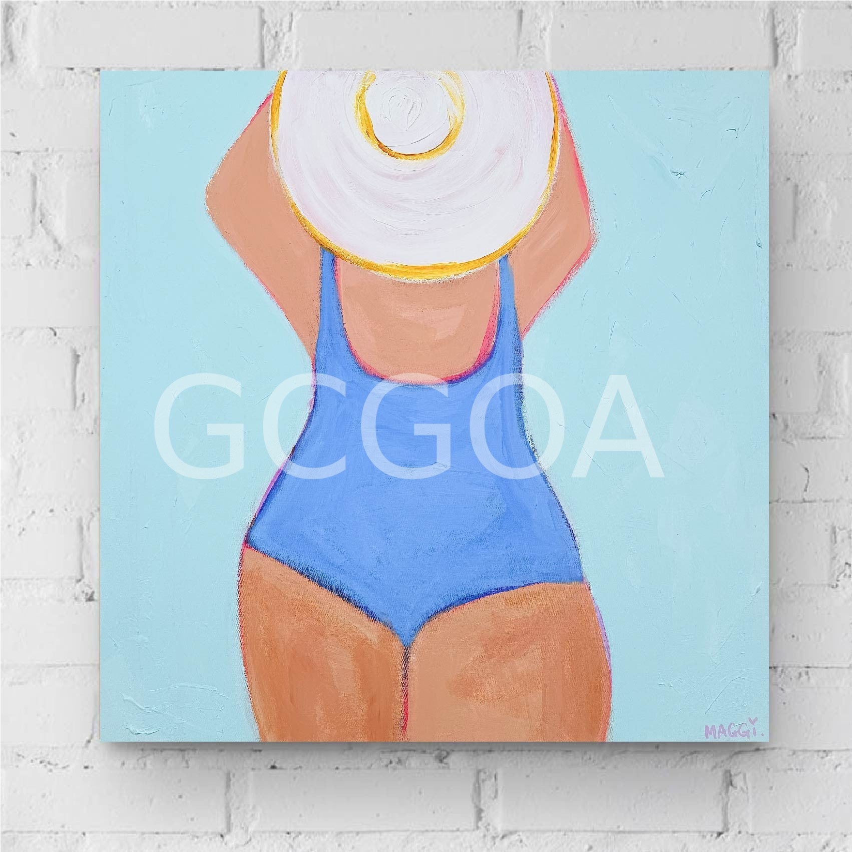 Manly Beach Bather - Gold Coast Gallery Of ArtMaggi Mcdonald