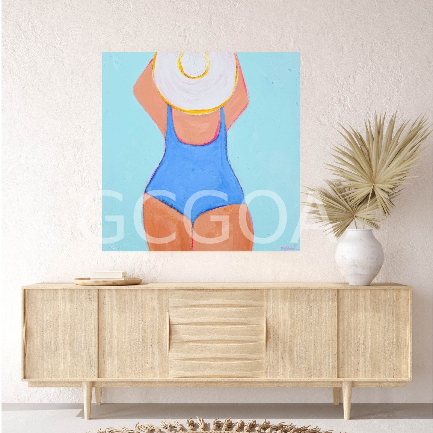 Manly Beach Bather - Gold Coast Gallery Of ArtMaggi Mcdonald
