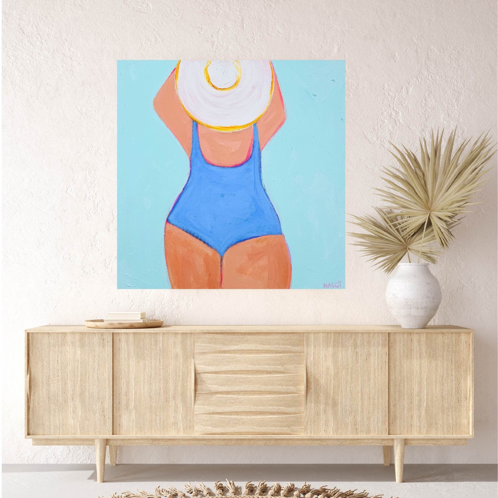 Manly Beach Bather - Gold Coast Gallery Of ArtMaggi Mcdonald