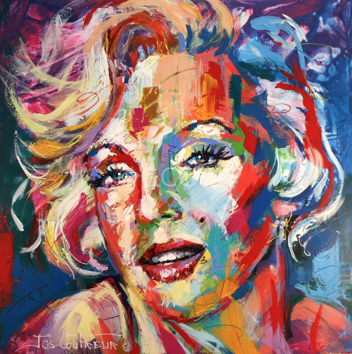 Marilyn Monroe - Original Art - Gold Coast Gallery Of ArtJos Coufreur