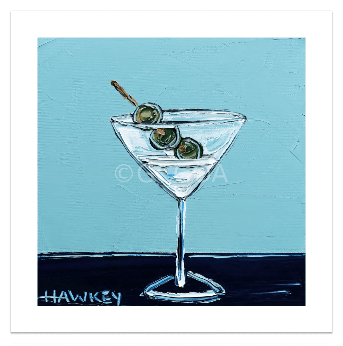 Martini 2 - Fine Art Print - Gold Coast Gallery Of ArtAngela Hawkey