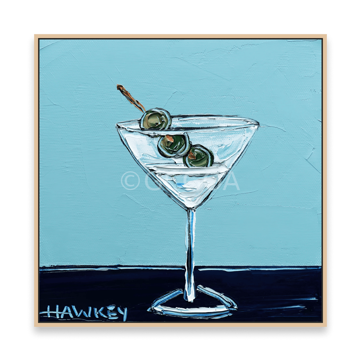 Martini 2 - Fine Art Print - Gold Coast Gallery Of ArtAngela Hawkey