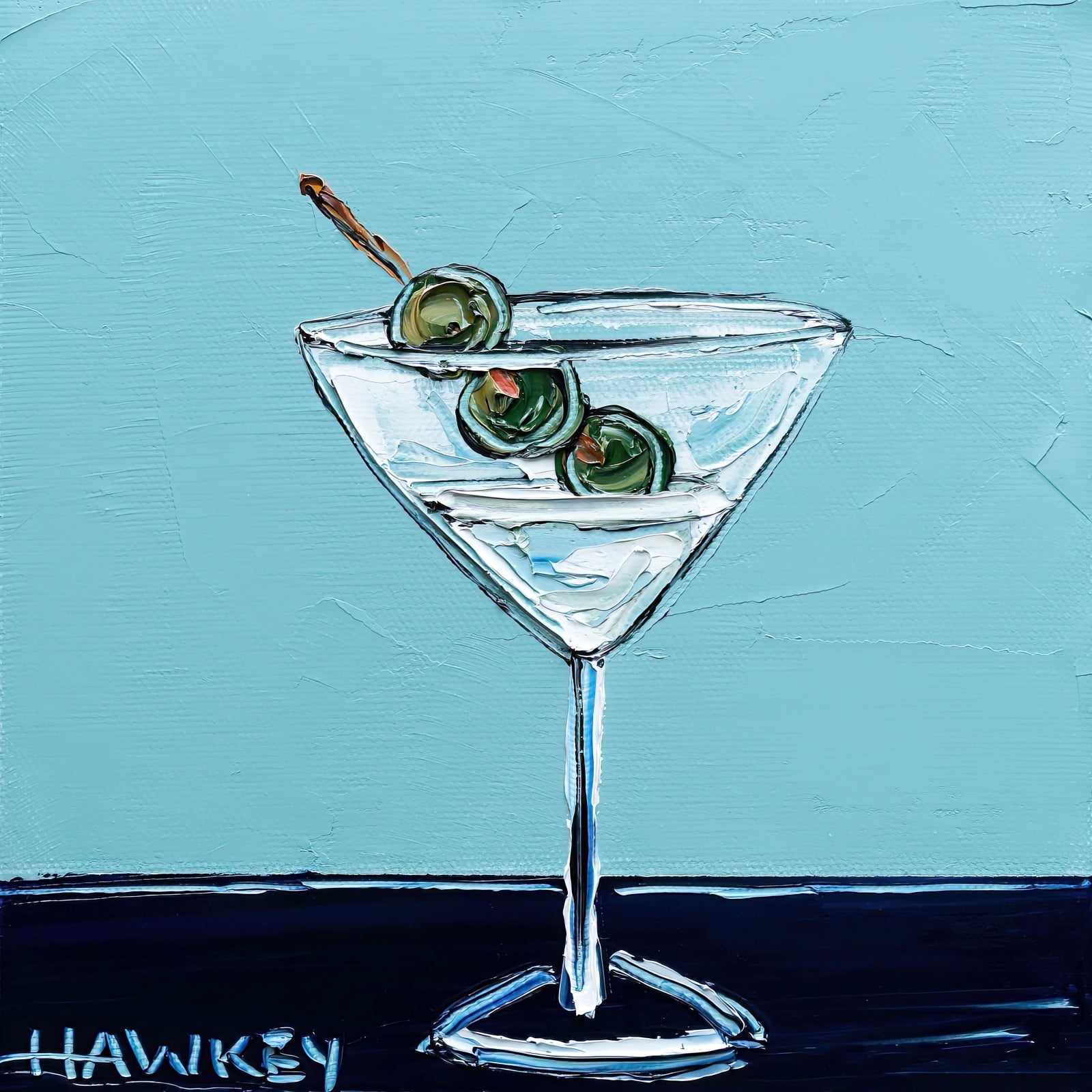 Martini 2 - Fine Art Print - Gold Coast Gallery Of ArtAngela Hawkey