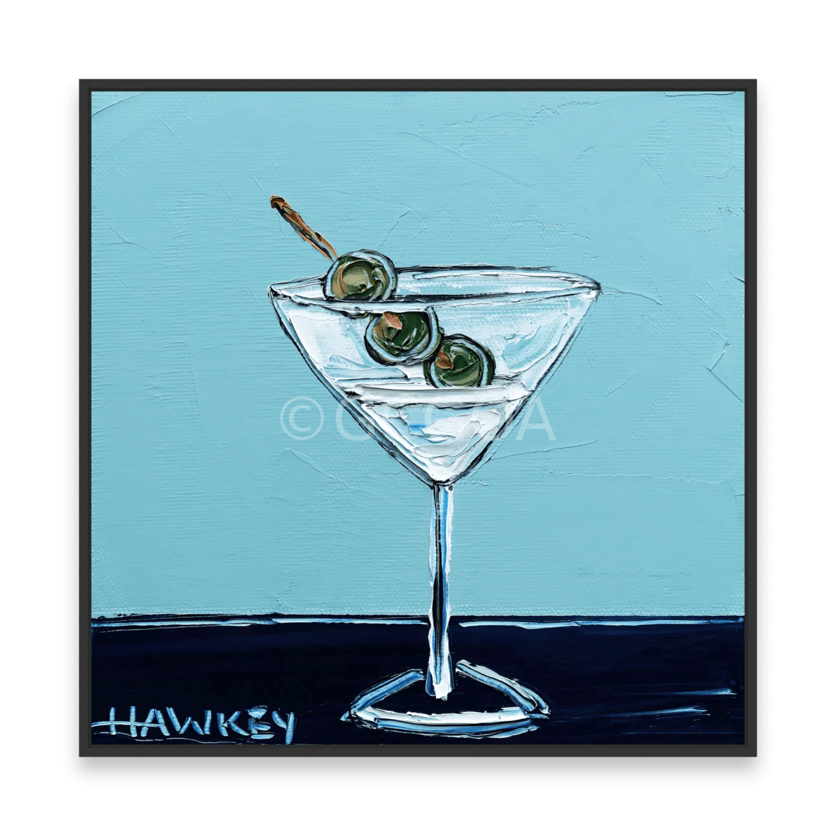 Martini 2 - Fine Art Print - Gold Coast Gallery Of ArtAngela Hawkey