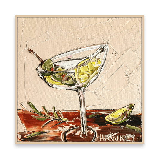 Martini And Lemon - Fine Art Print - Gold Coast Gallery Of ArtAngela Hawkey