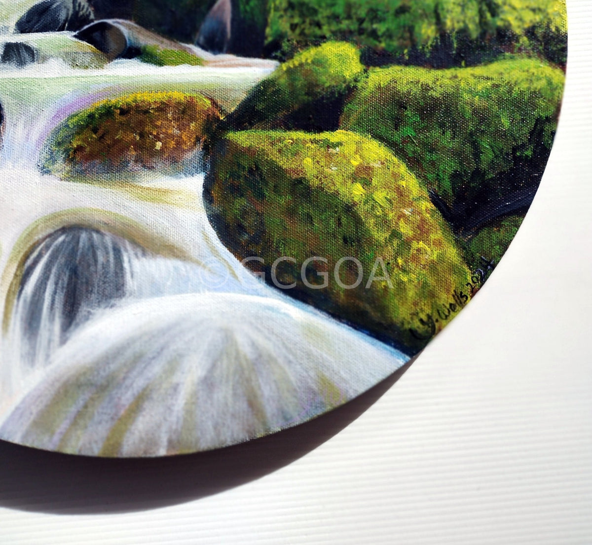 Marysville rainforest stream - Original Art - Gold Coast Gallery Of ArtYvonne Wells