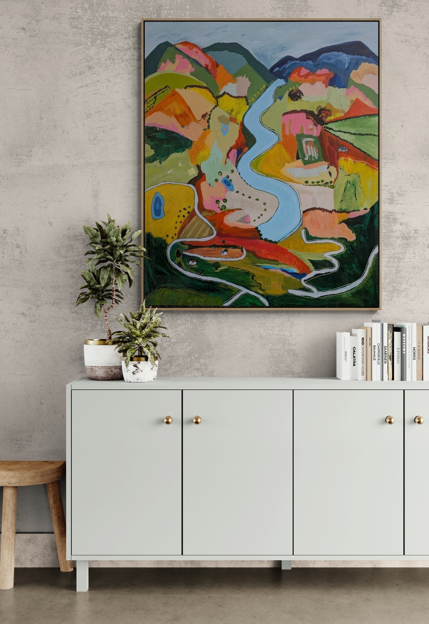 Meandering Through Color - Original Art - Gold Coast Gallery Of ArtAlpana Rai