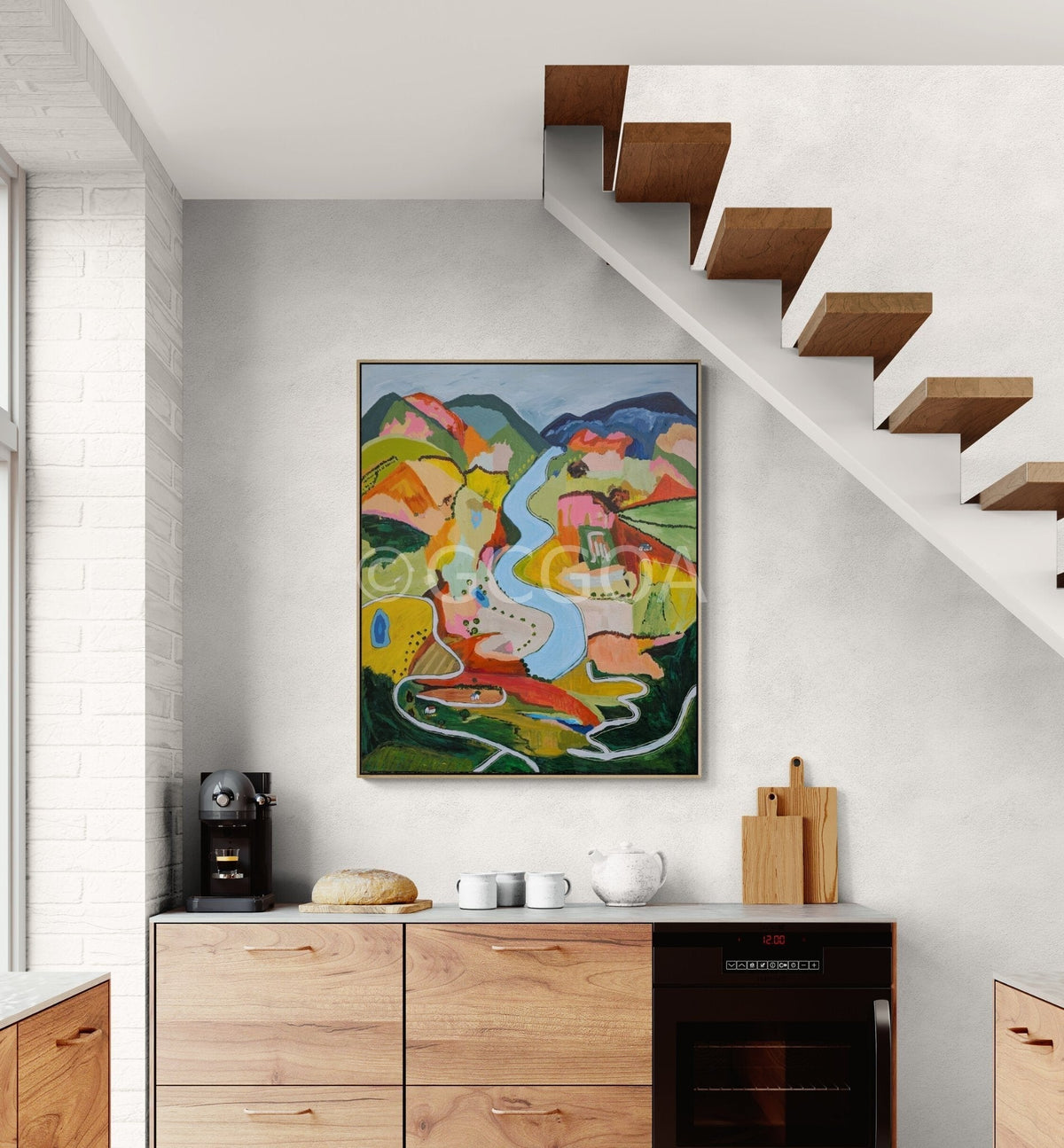 Meandering Through Color- Original Art - Gold Coast Gallery Of ArtAlpana Rai