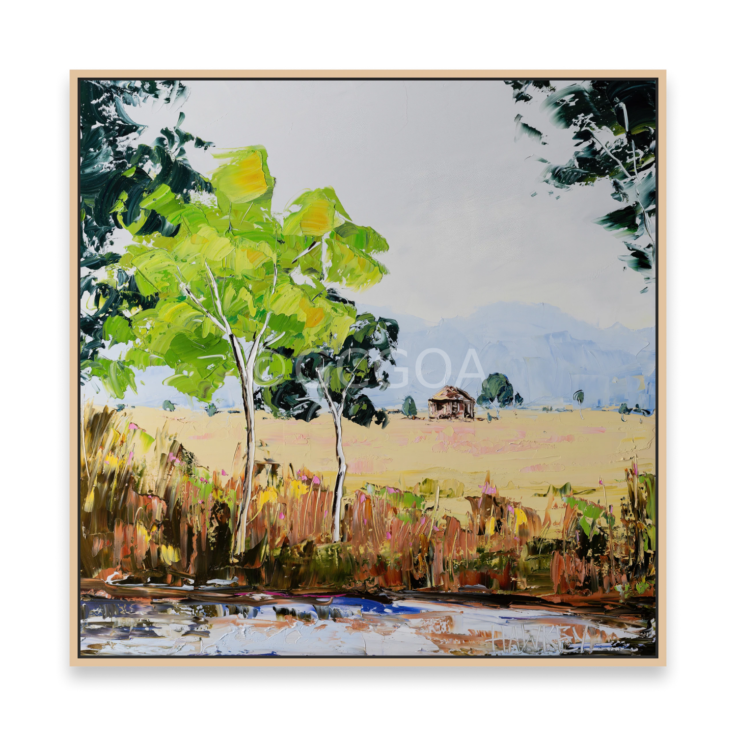 Meeting Place 2 - Fine Art Print - Gold Coast Gallery Of ArtAngela Hawkey
