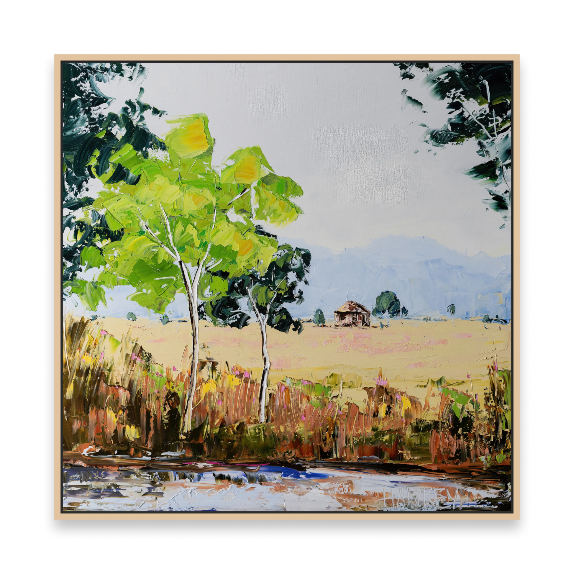 Meeting Place 2 - Fine Art Print - Gold Coast Gallery Of ArtAngela Hawkey
