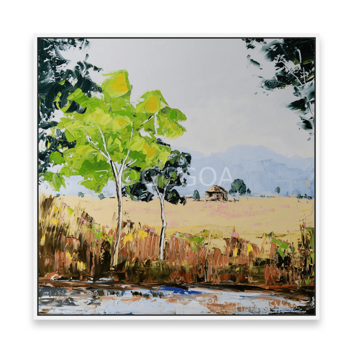 Meeting Place 2 - Fine Art Print - Gold Coast Gallery Of ArtAngela Hawkey