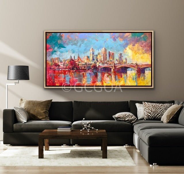 Melbourne 4 - Original Art - Gold Coast Gallery Of ArtJos Coufreur