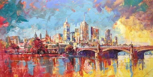 Melbourne 4 - Original Art - Gold Coast Gallery Of ArtJos Coufreur