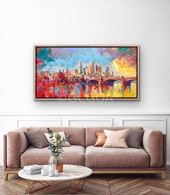 Melbourne 4 - Original Art - Gold Coast Gallery Of ArtJos Coufreur