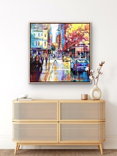 Melbourne 5 - Original Art - Gold Coast Gallery Of ArtJos Coufreur