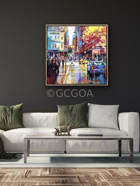 Melbourne 5 - Original Art - Gold Coast Gallery Of ArtJos Coufreur