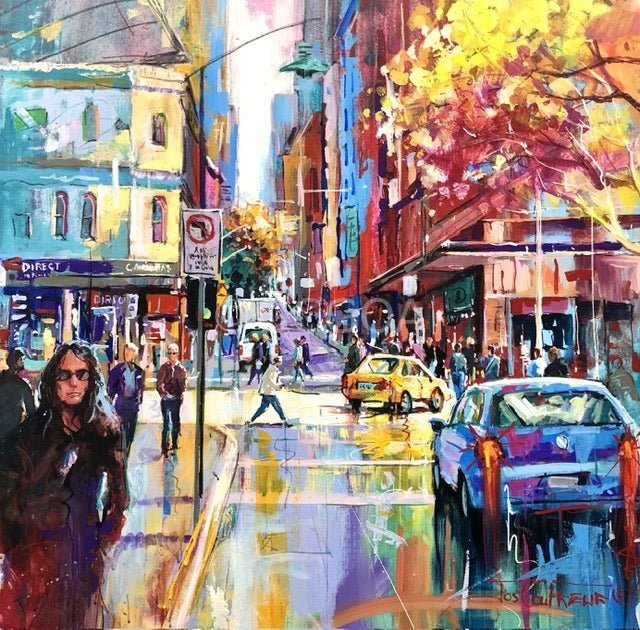 Melbourne 5 - Original Art - Gold Coast Gallery Of ArtJos Coufreur