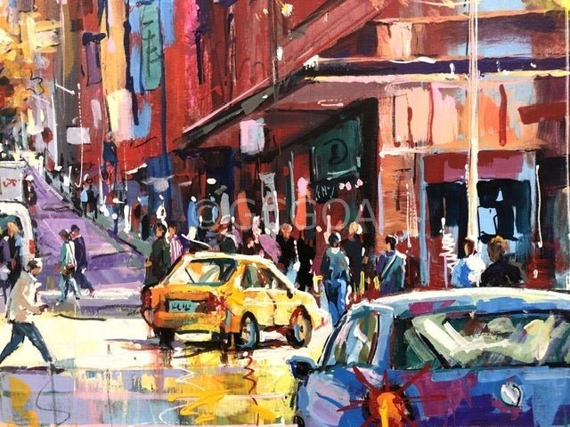 Melbourne 5 - Original Art - Gold Coast Gallery Of ArtJos Coufreur