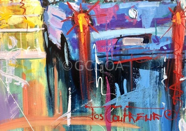 Melbourne 5 - Original Art - Gold Coast Gallery Of ArtJos Coufreur