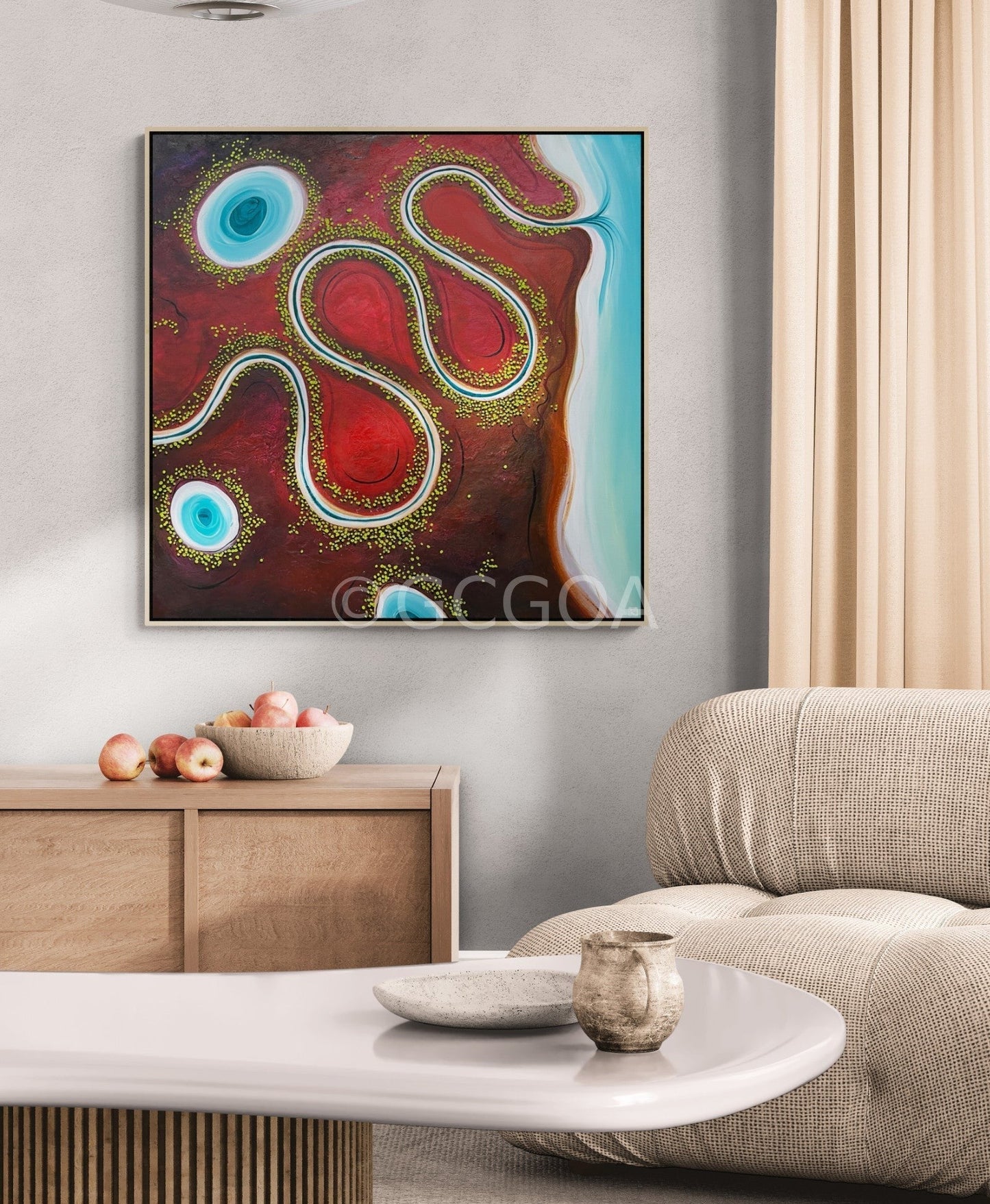 Memories Of Rivers Past - Original art - Gold Coast Gallery Of ArtTania Chanter