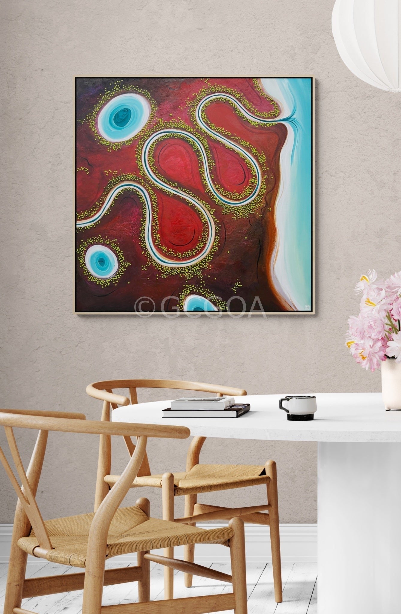 Memories Of Rivers Past - Original art - Gold Coast Gallery Of ArtTania Chanter