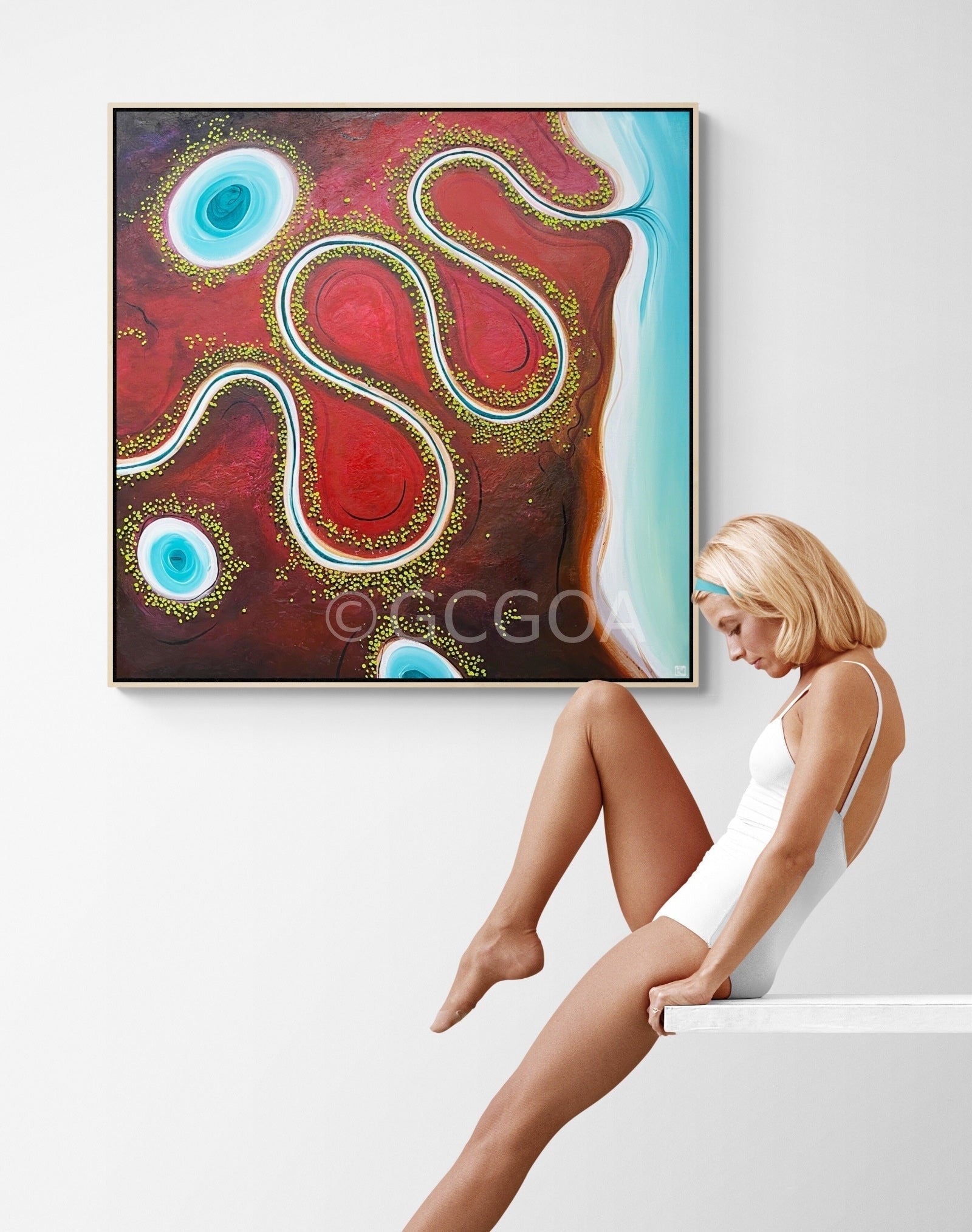 Memories Of Rivers Past - Original art - Gold Coast Gallery Of ArtTania Chanter