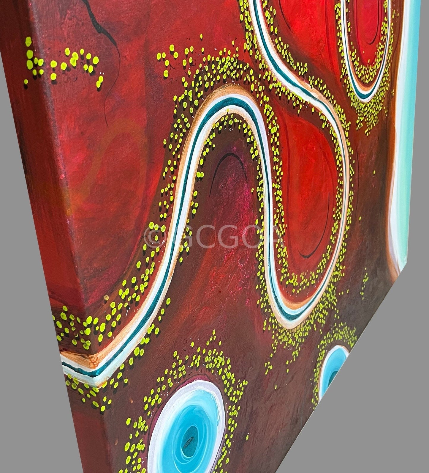 Memories Of Rivers Past - Original art - Gold Coast Gallery Of ArtTania Chanter