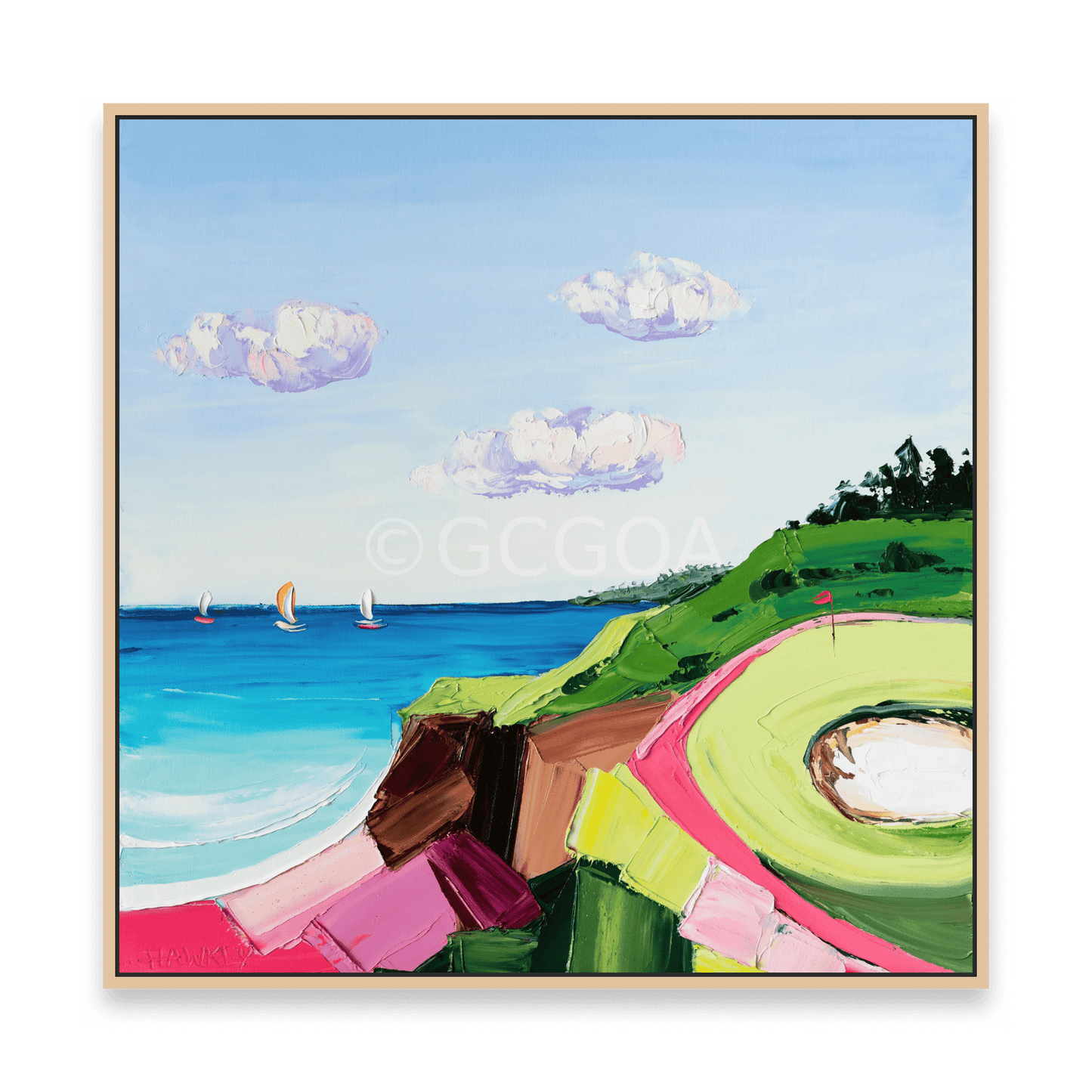 Mid Ocean Club - Fine Art Print - Gold Coast Gallery Of ArtAngela Hawkey
