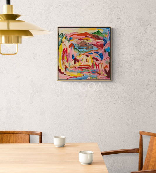 Minding Own Happiness - Original Art - Gold Coast Gallery Of ArtAlpana Rai