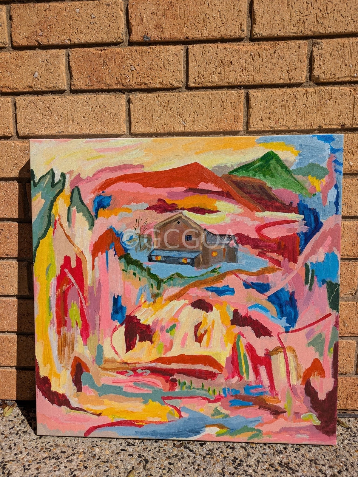 Minding Own Happiness - Original Art - Gold Coast Gallery Of ArtAlpana Rai