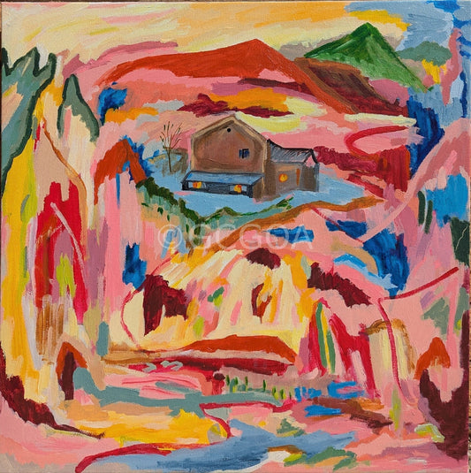 Minding Own Happiness - Original Art - Gold Coast Gallery Of ArtAlpana Rai