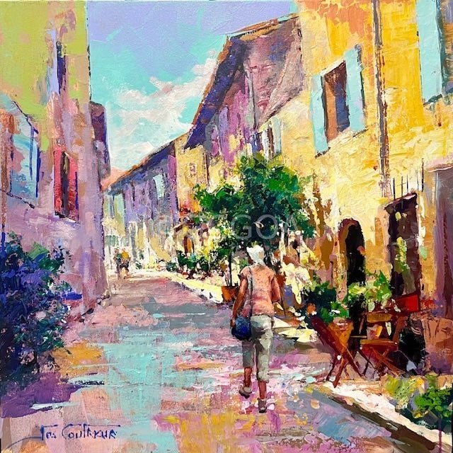 Mirmande, France - Original Art - Gold Coast Gallery Of ArtJos Coufreur