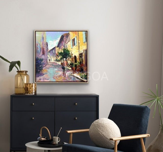 Mirmande, France - Original Art - Gold Coast Gallery Of ArtJos Coufreur
