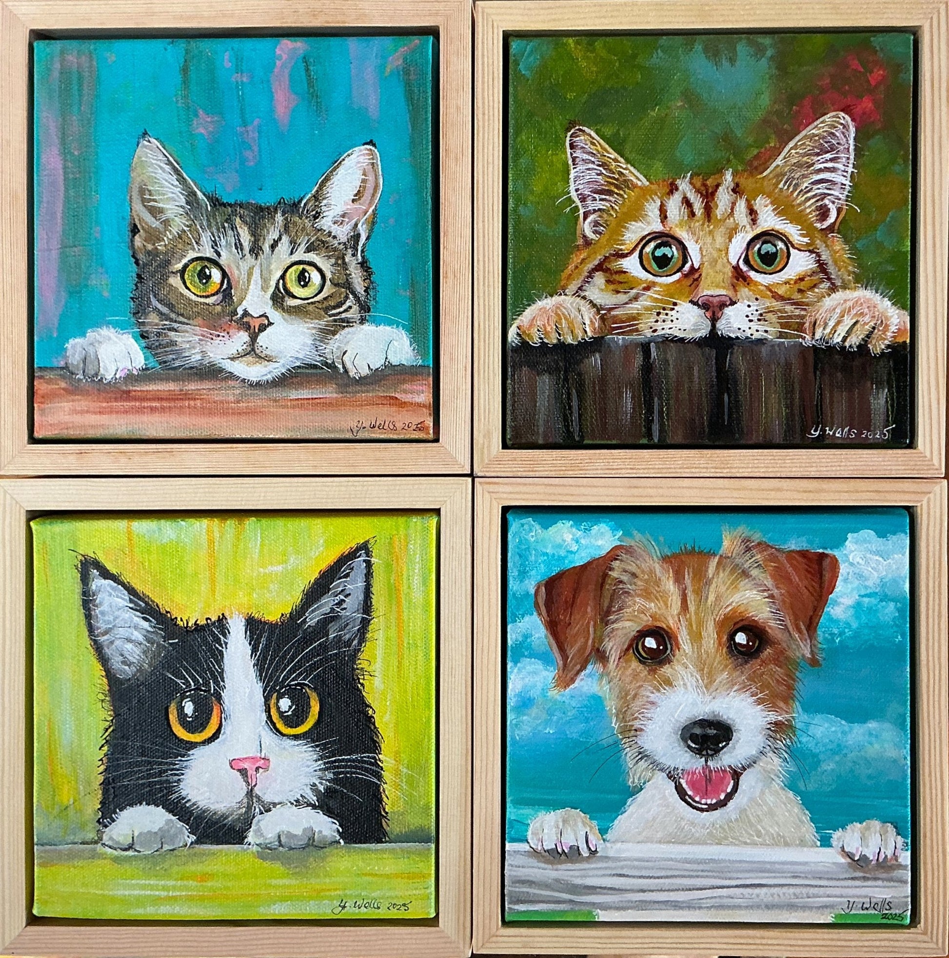 Mittsee the tiny puss - Original Art - Gold Coast Gallery Of ArtYvonne Wells