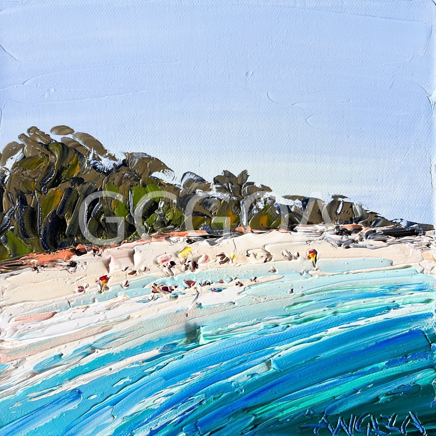 Moments By The Beach - Gold Coast Gallery Of ArtAngela Hawkey