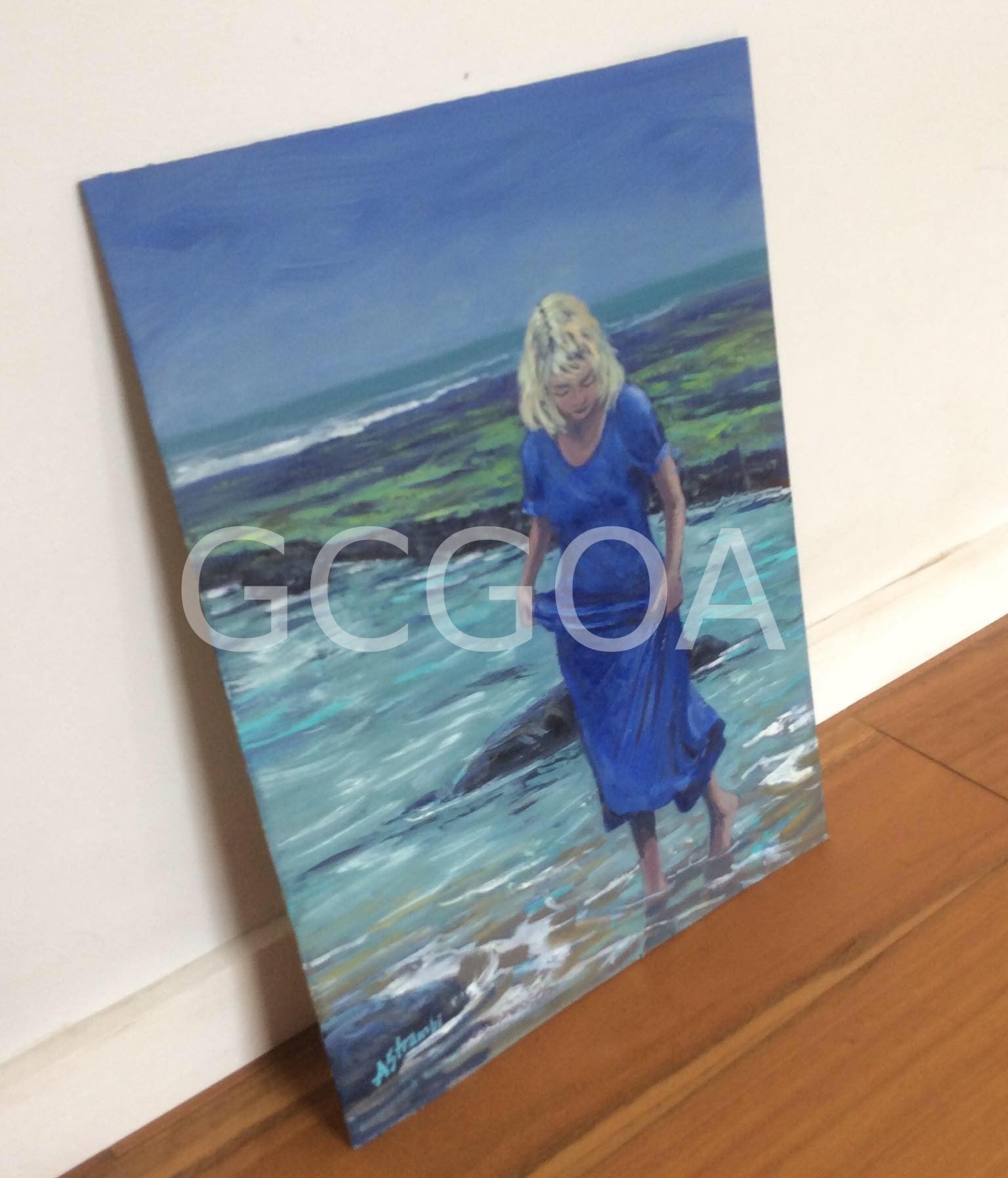 Moody Day at Yamba - Gold Coast Gallery Of ArtAnne Strambi