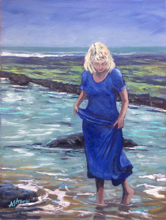 Moody Day at Yamba - Gold Coast Gallery Of ArtAnne Strambi